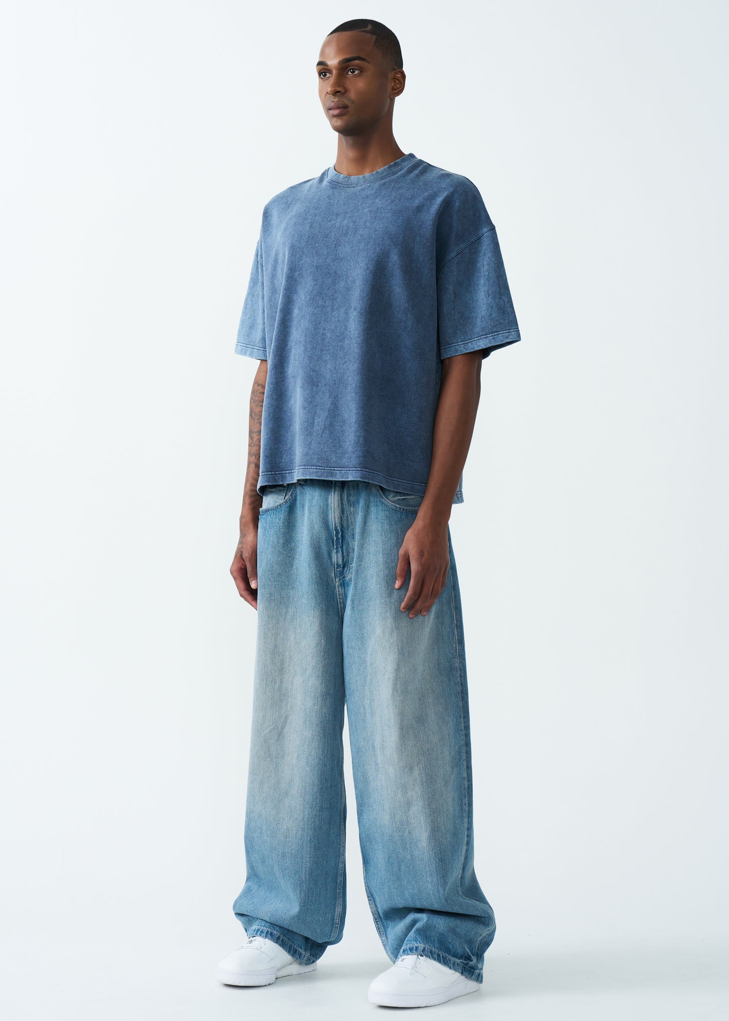 11 OZ Oversized Garment Dyed French Terry T-Shirt