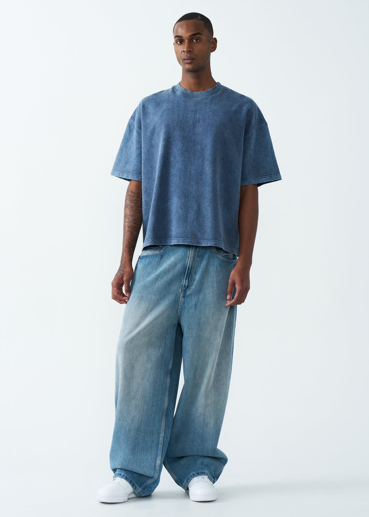 11 OZ Oversized Garment Dyed French Terry T-Shirt