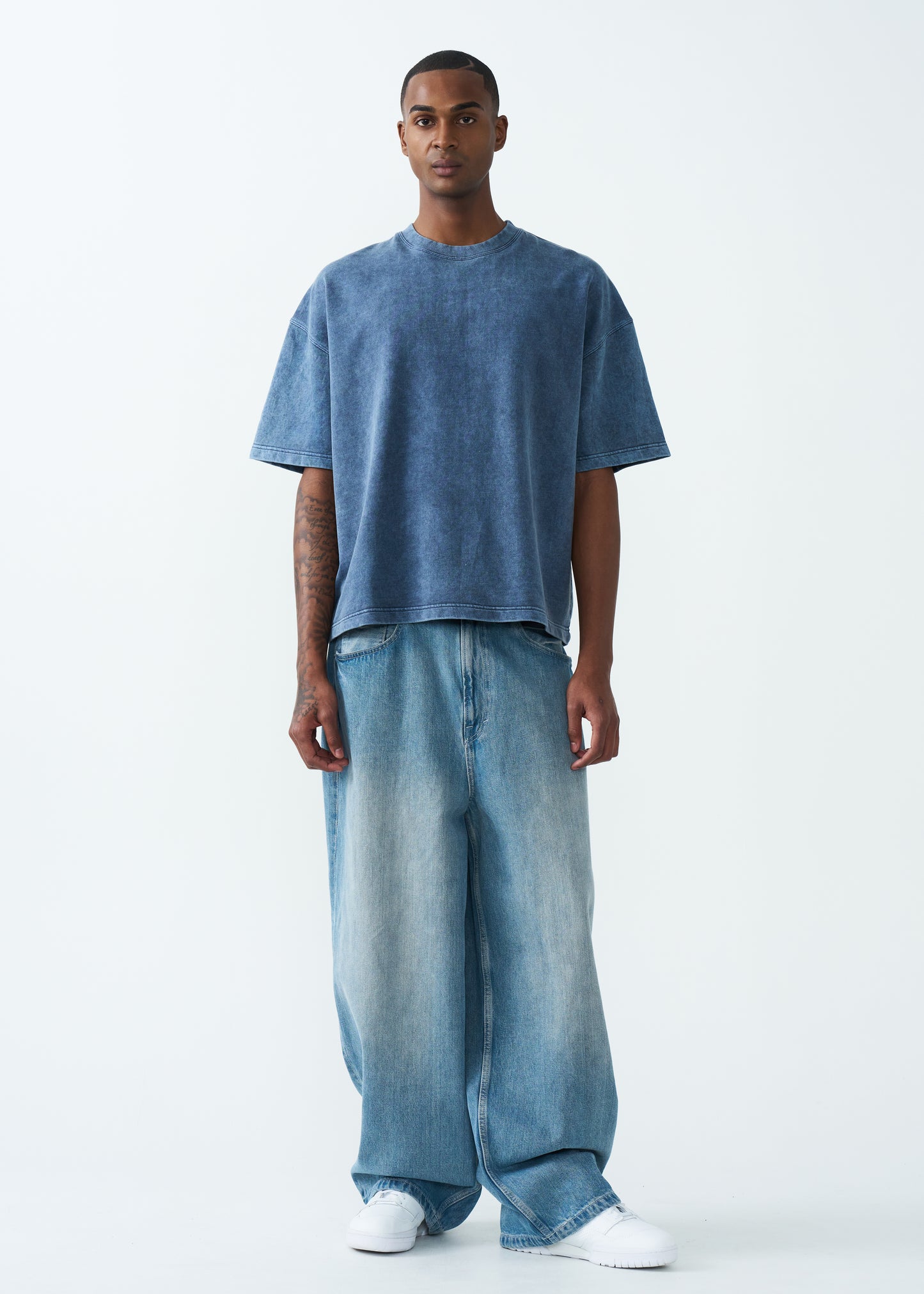 11 OZ Oversized Garment Dyed French Terry T-Shirt