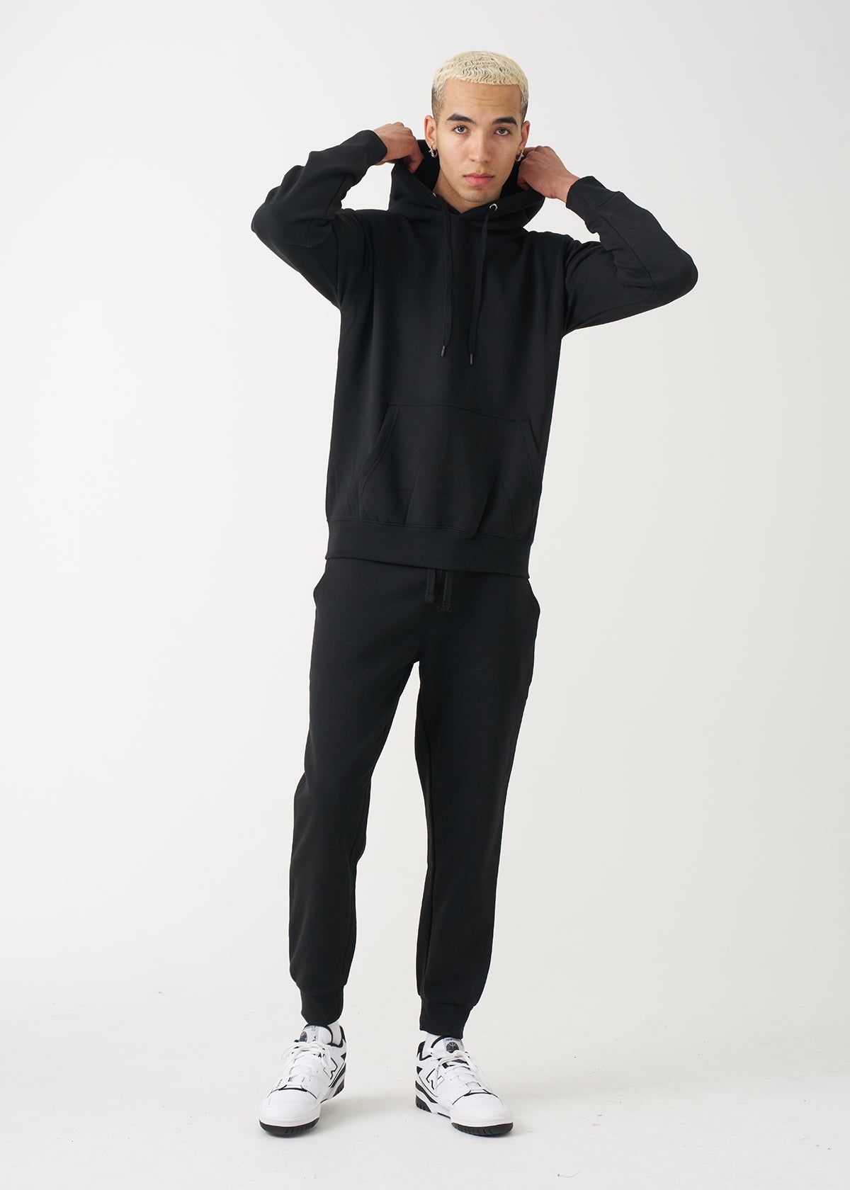 Black Heavy Blend Fleece SweatSuit – Blank Knights