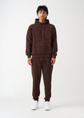 Brown Heavy Blend Fleece SweatSuit