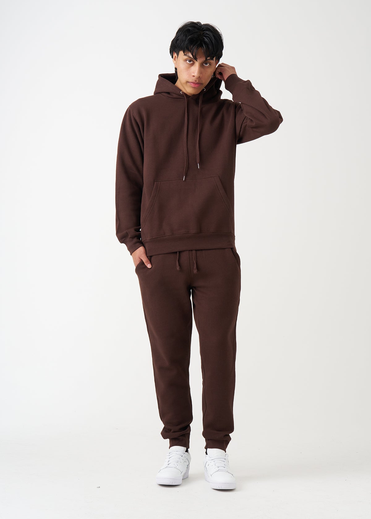 Brown Heavy Blend Fleece SweatSuit