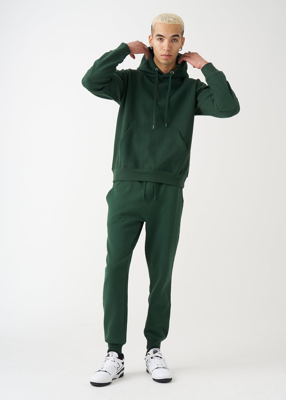 Hunter Green Heavy Blend Fleece SweatSuit – Blank Knights