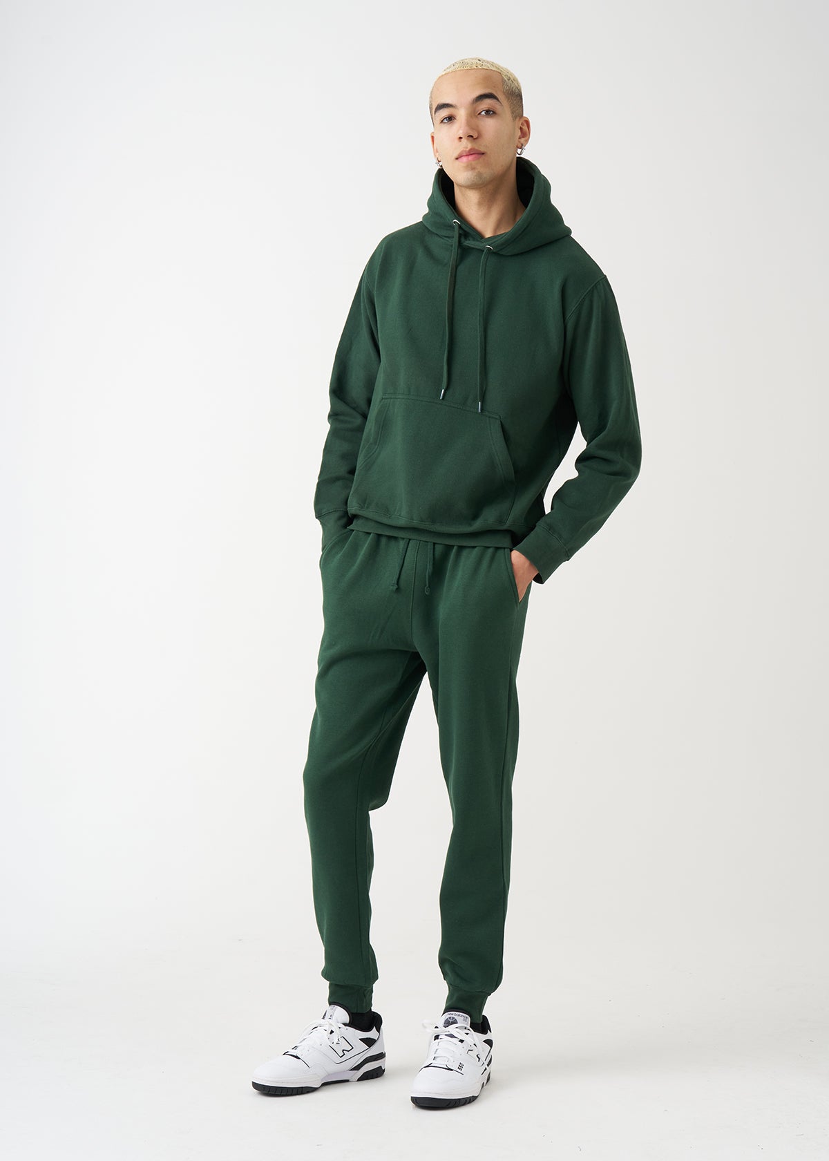 Hunter Green Heavy Blend Fleece SweatSuit – Blank Knights