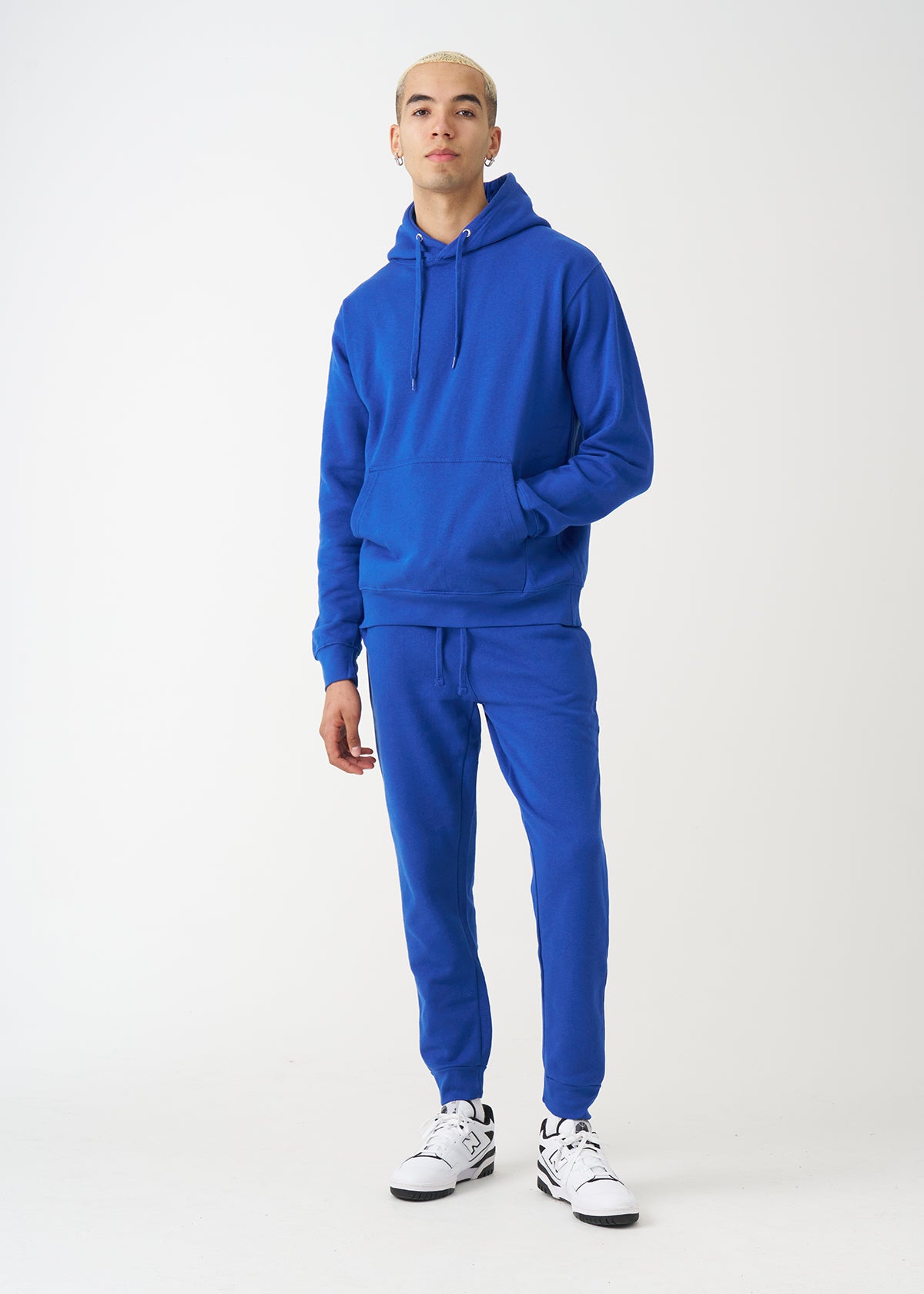 Royal Blue Heavy Blend Fleece Hooded SweatSuit – Blank Knights