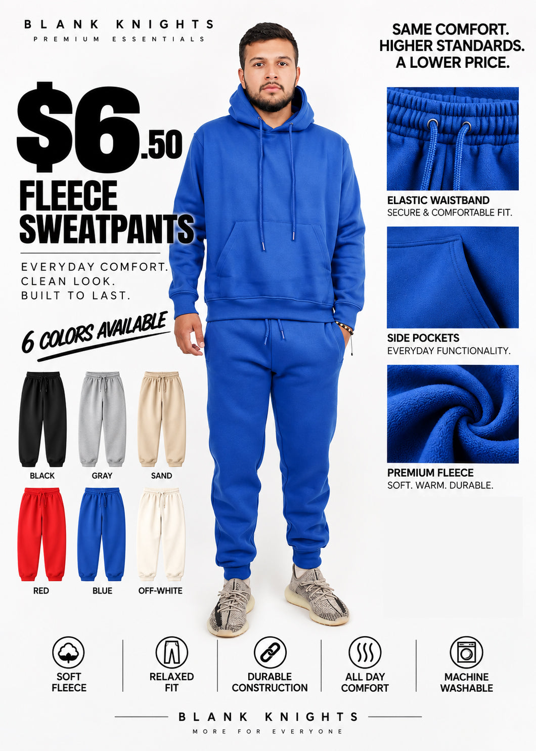9 OZ Fleece Sweatpant