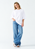 Oversized Combed Cotton Women's T-Shirt