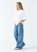 Oversized Combed Cotton Women's T-Shirt