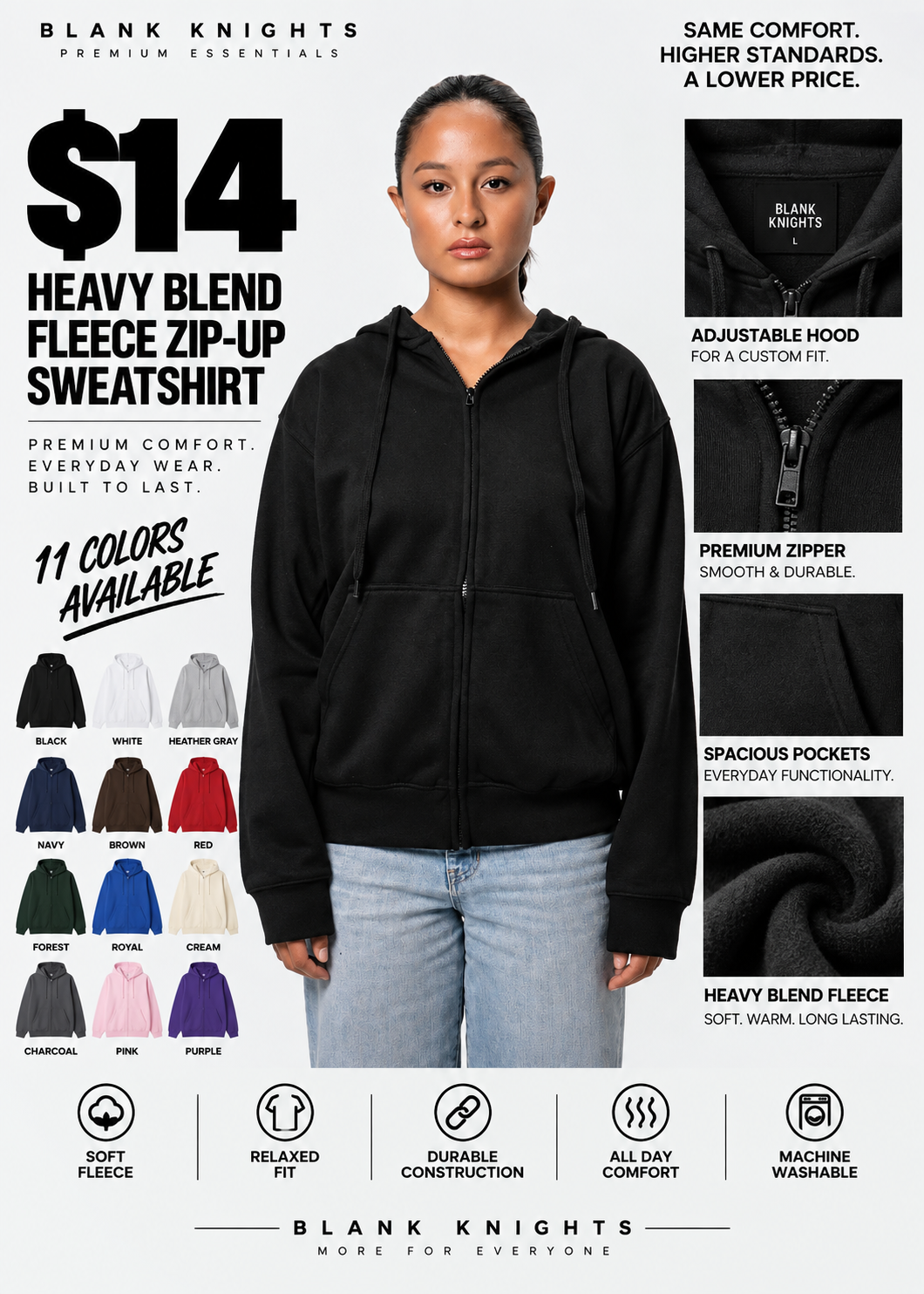 Women's Heavy Blend Full-Zip Hooded SweatShirt