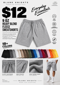 9 OZ Heavy Blend Fleece Sweatshort