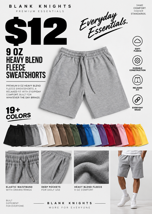 9 OZ Heavy Blend Fleece Sweatshort