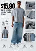 11 OZ Oversized Garment Dyed French Terry T-Shirt