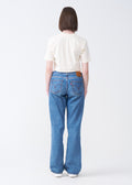 Off-White Combed Cotton Crop Top T-Shirt