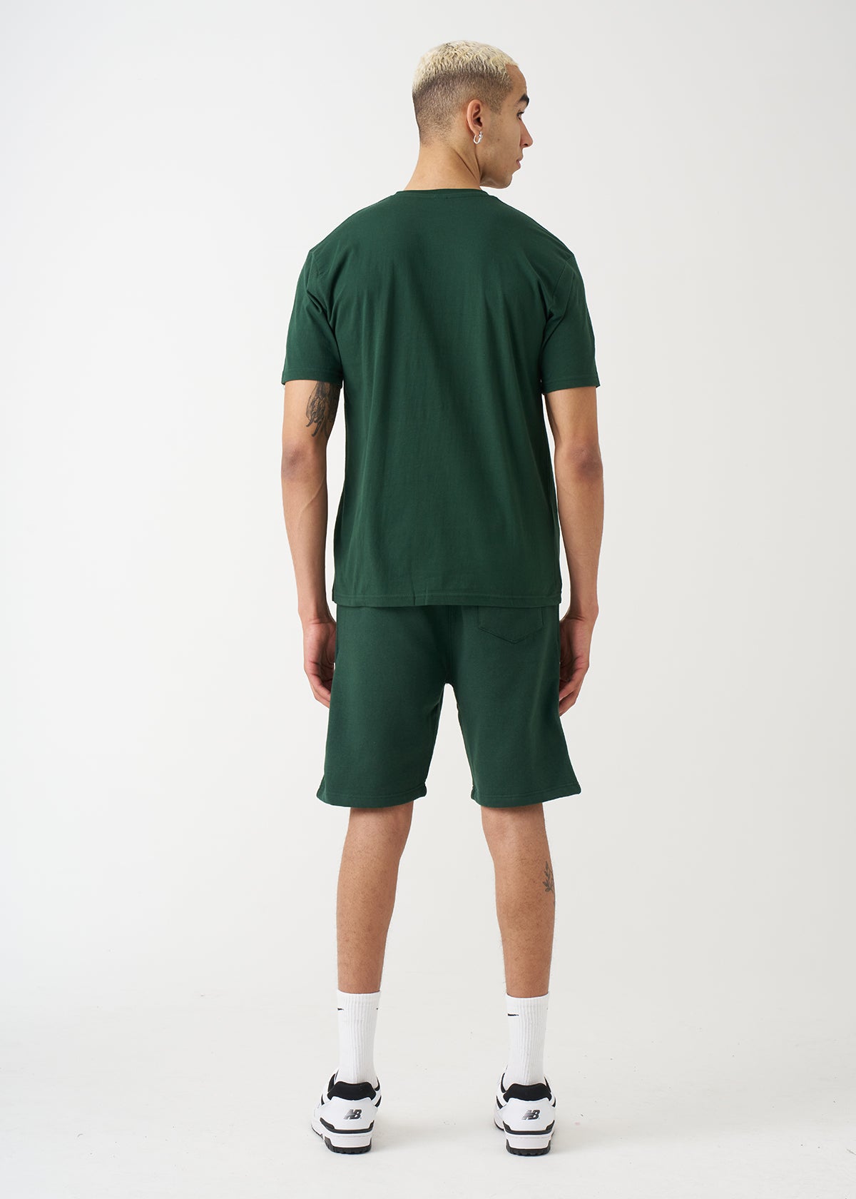 Hunter Green T-Shirt And Short Set