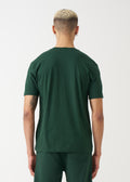 Dark Green Combed Cotton T-Shirt