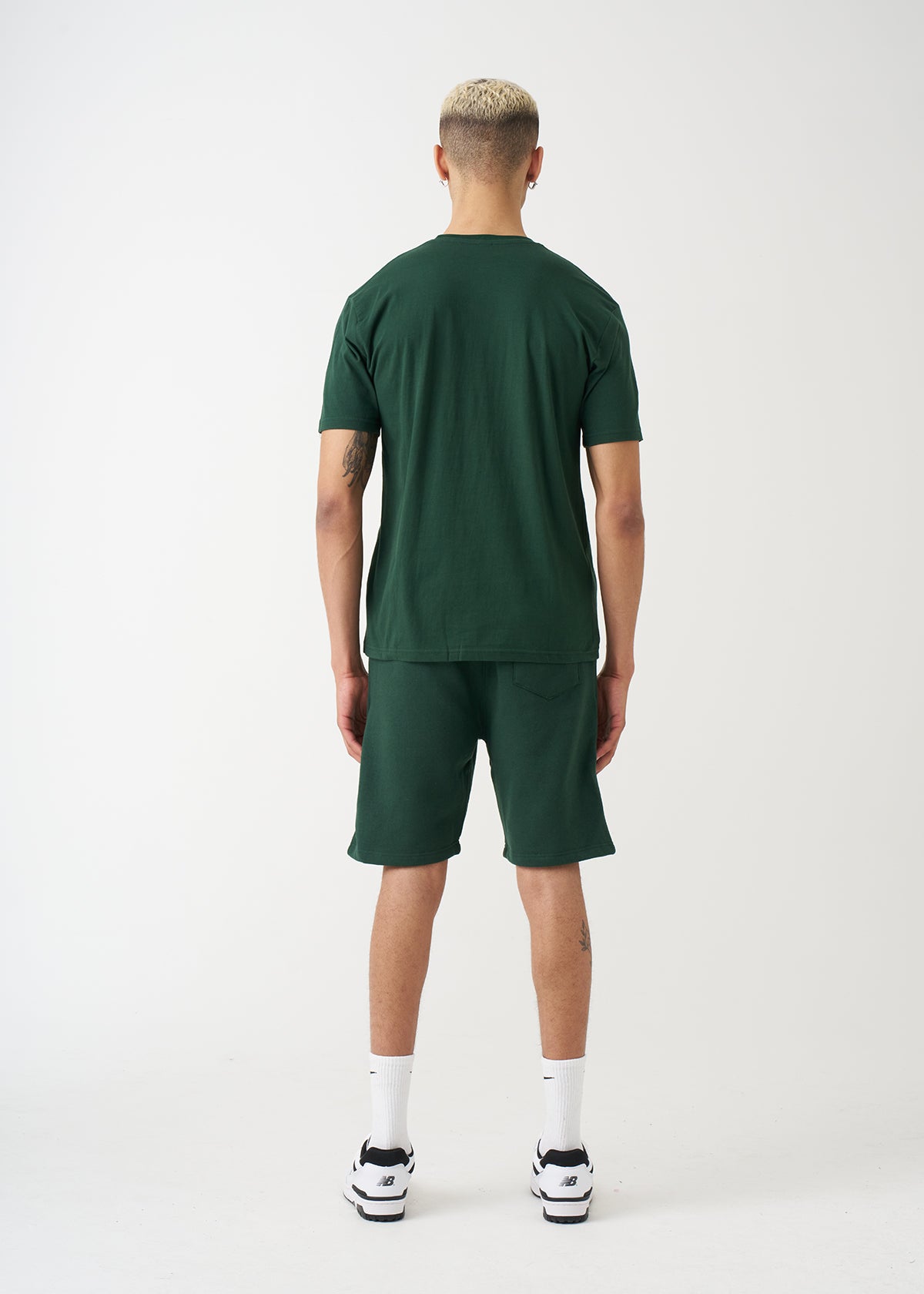 Hunter Green T-Shirt And Short Set