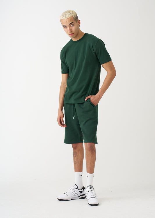 Hunter Green T-Shirt And Short Set