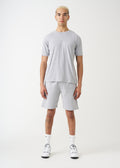 Gray T-Shirt And Short Set