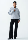 14 OZ Women's Oversized Heavyweight Fleece Quarter-Zip