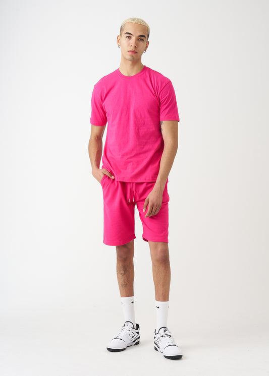Hot Pink T-Shirt And Short Set