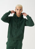 Hunter Green Heavy Blend Fleece Hooded Sweatshirt