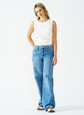 550 GSM LOW-RISE INDIGO JEANS