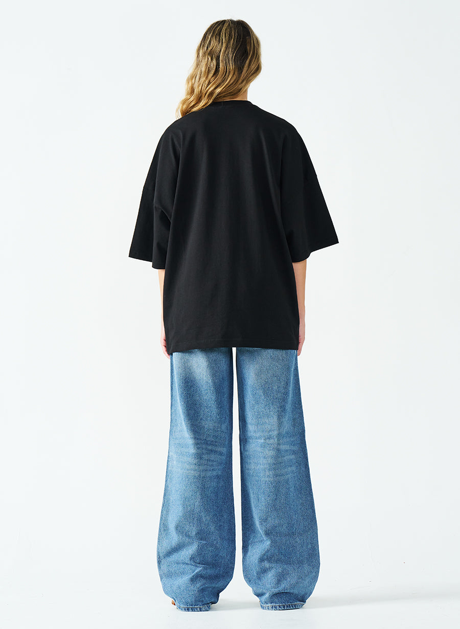 550 GSM LOW-RISE INDIGO JEANS