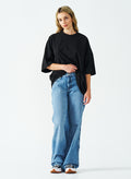 550 GSM LOW-RISE INDIGO JEANS