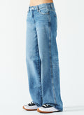 550 GSM LOW-RISE INDIGO JEANS