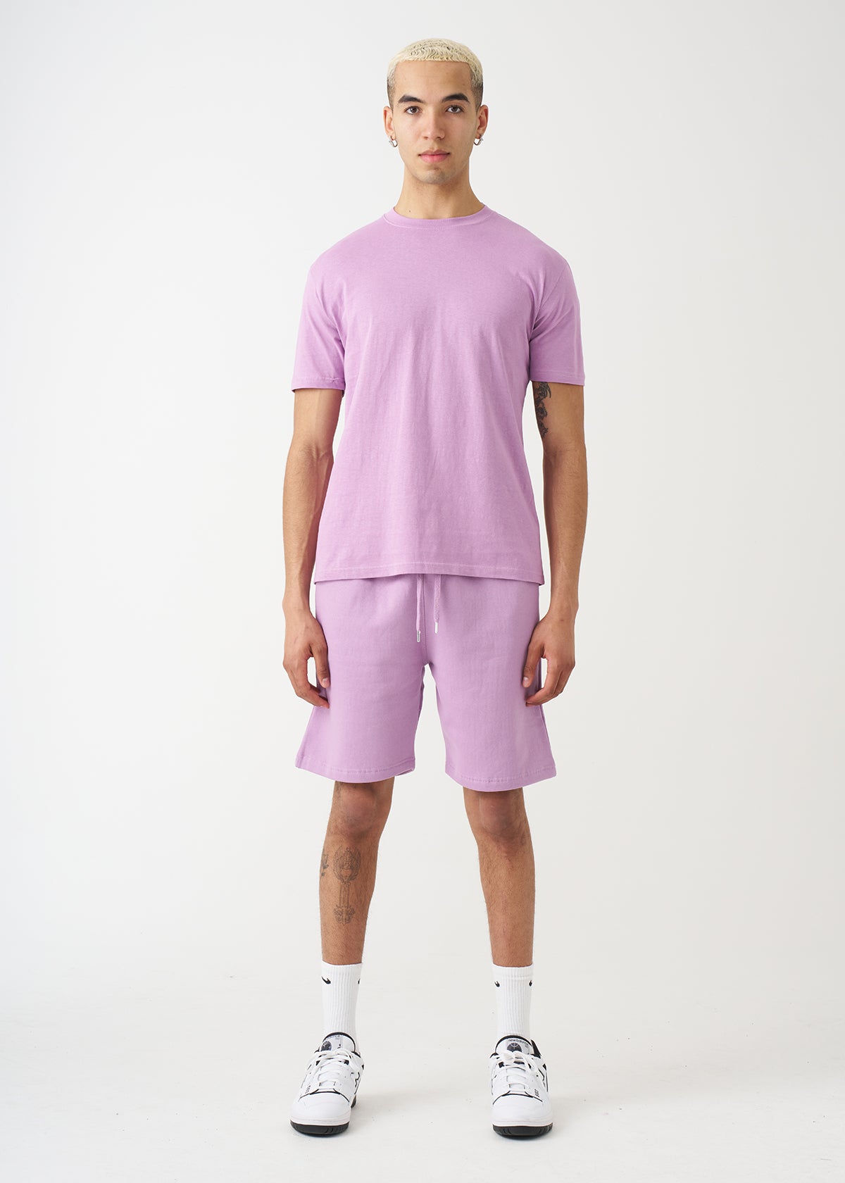 Lilac T-Shirt And Short Set