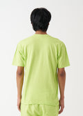 Neon Lime Combed Cotton T-Shirt