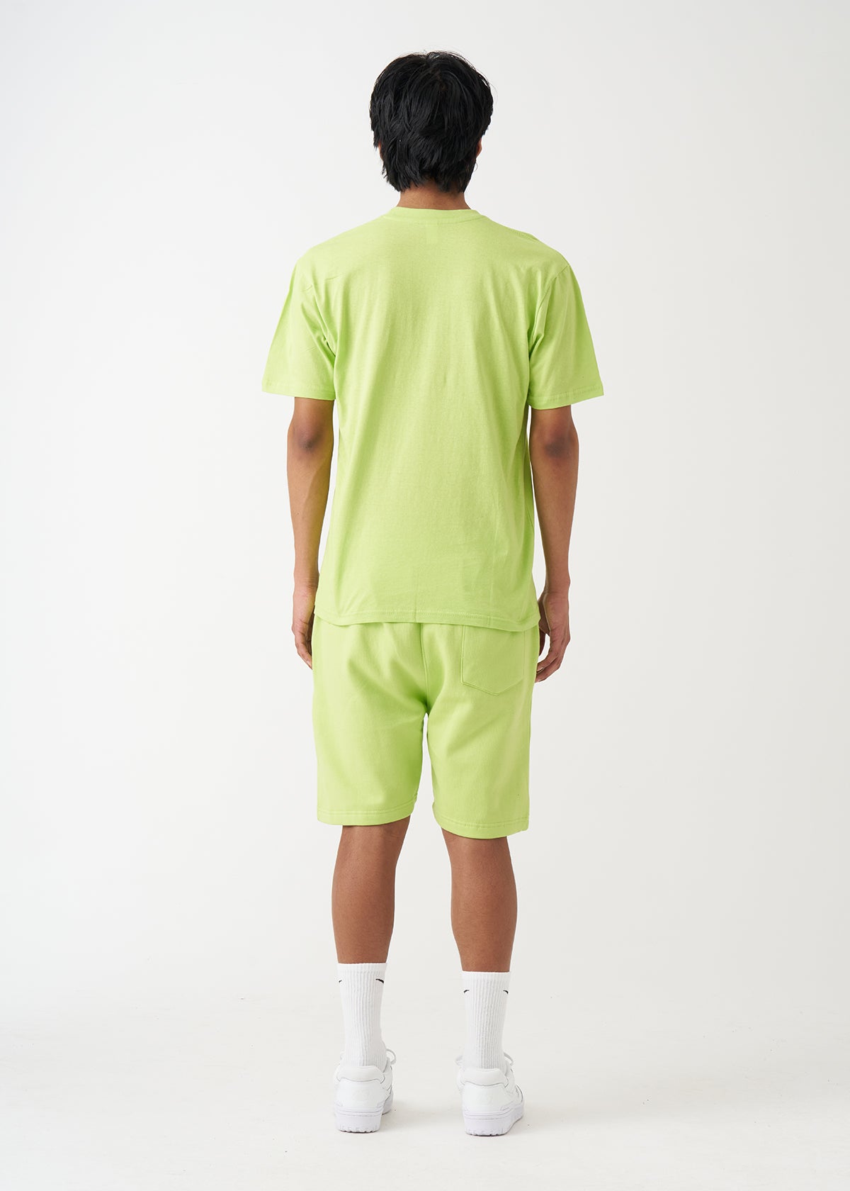 Lime T-Shirt And Short Set