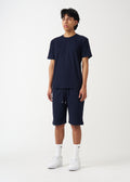 Navy T-Shirt And Short Set