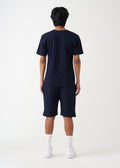 Navy T-Shirt And Short Set