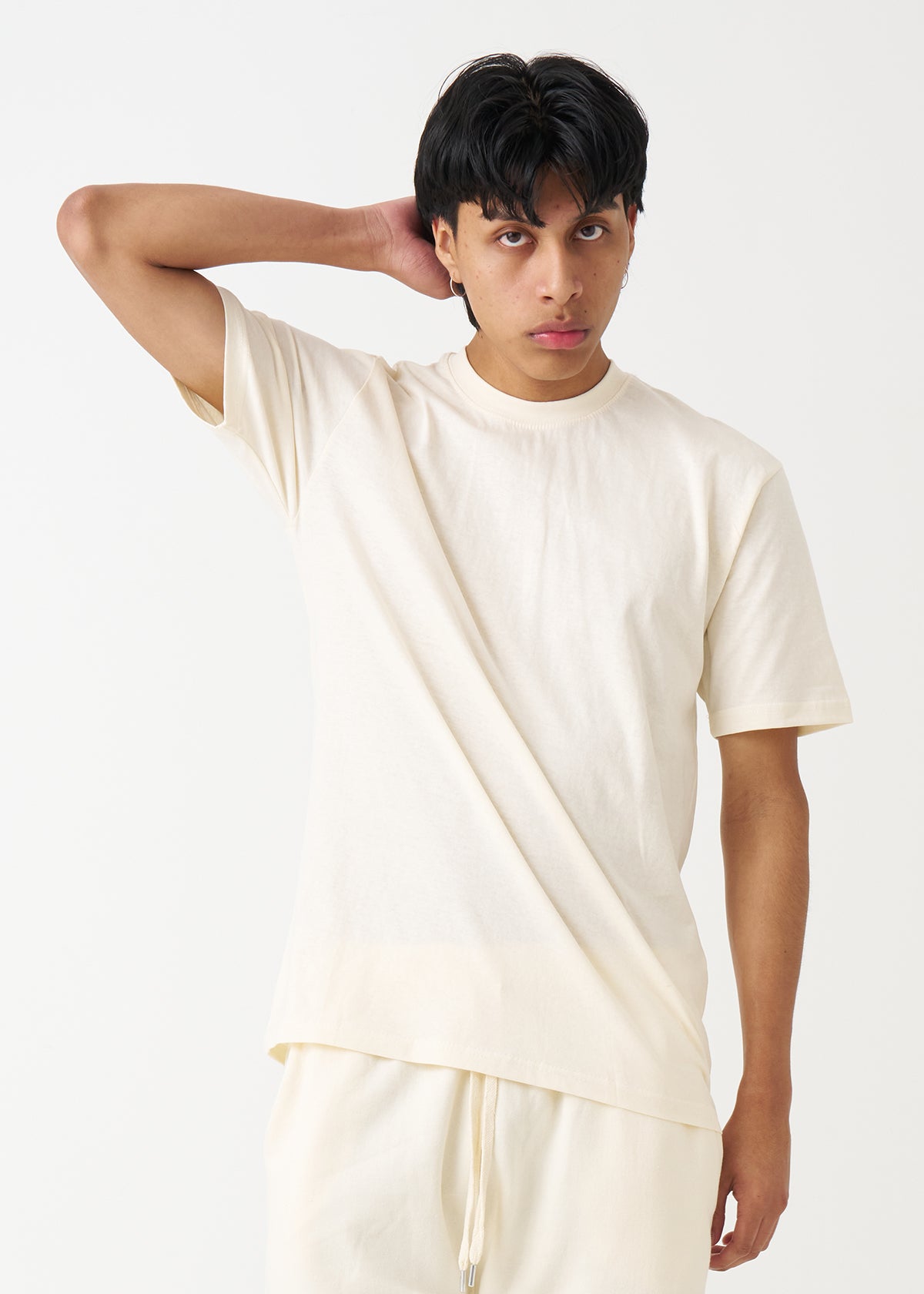Off-White Combed Cotton T-Shirt