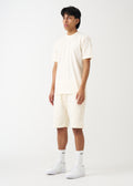 Off-White T-Shirt And Short Set
