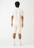 Off-White T-Shirt And Short Set