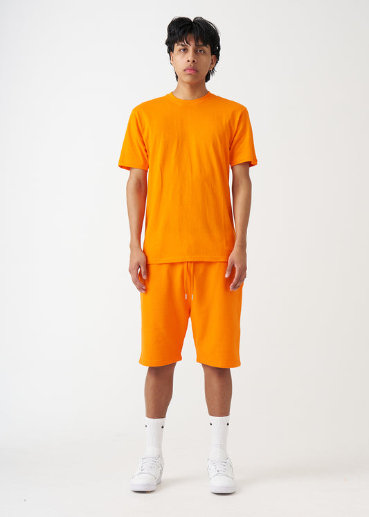 Orange T-Shirt And Short Set