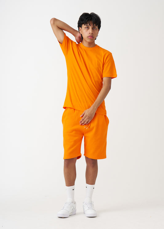 Orange T-Shirt And Short Set