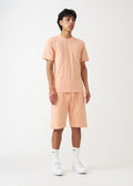 Peach T-Shirt And Short Set