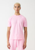 Pink Combed Cotton T-Shirt