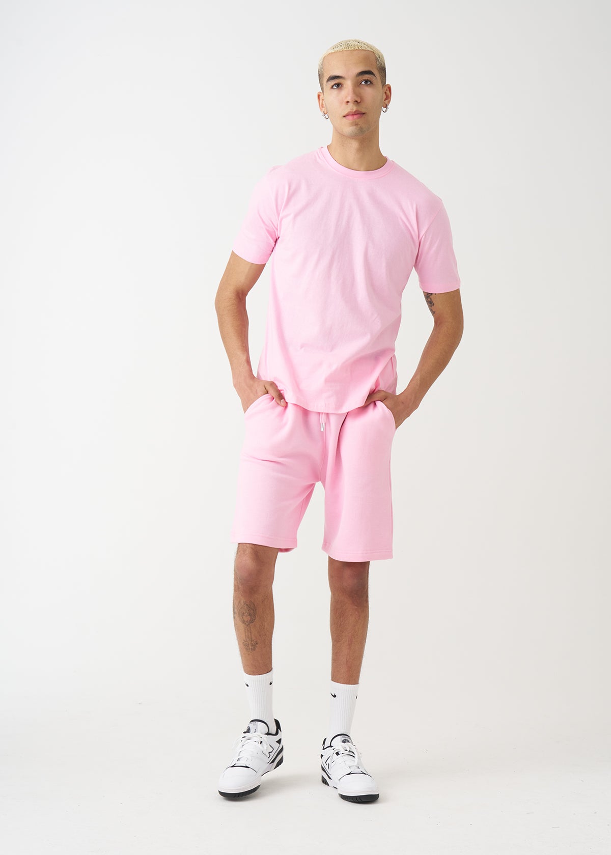 Light Pink T-Shirt And Short Set