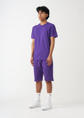 Purple T-Shirt And Short Set