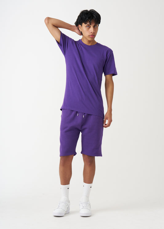 Purple T-Shirt And Short Set