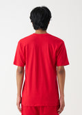 Red Combed Cotton T-Shirt