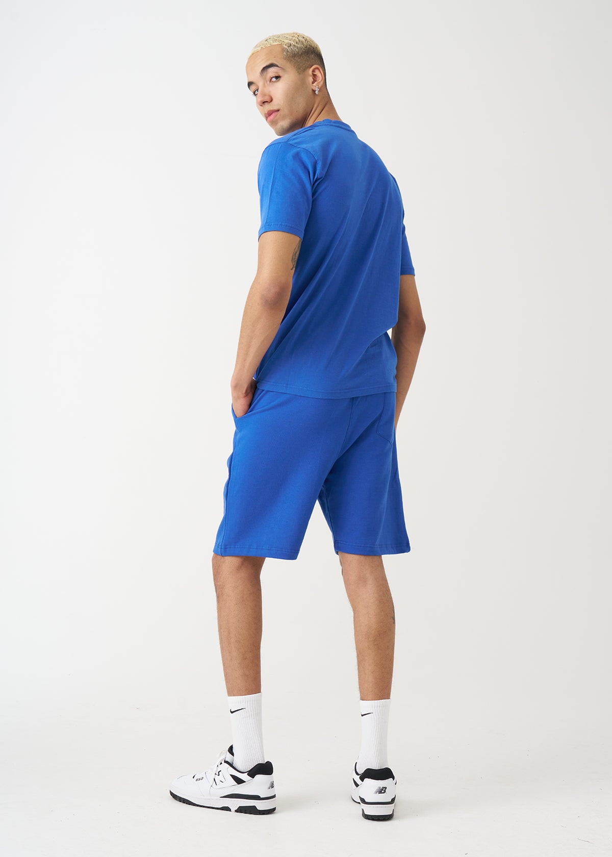 Royal Blue T-Shirt And Short Set