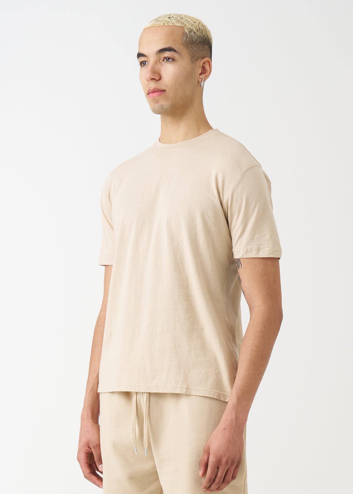 Sand Combed Cotton T-Shirt