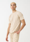 Sand Combed Cotton T-Shirt