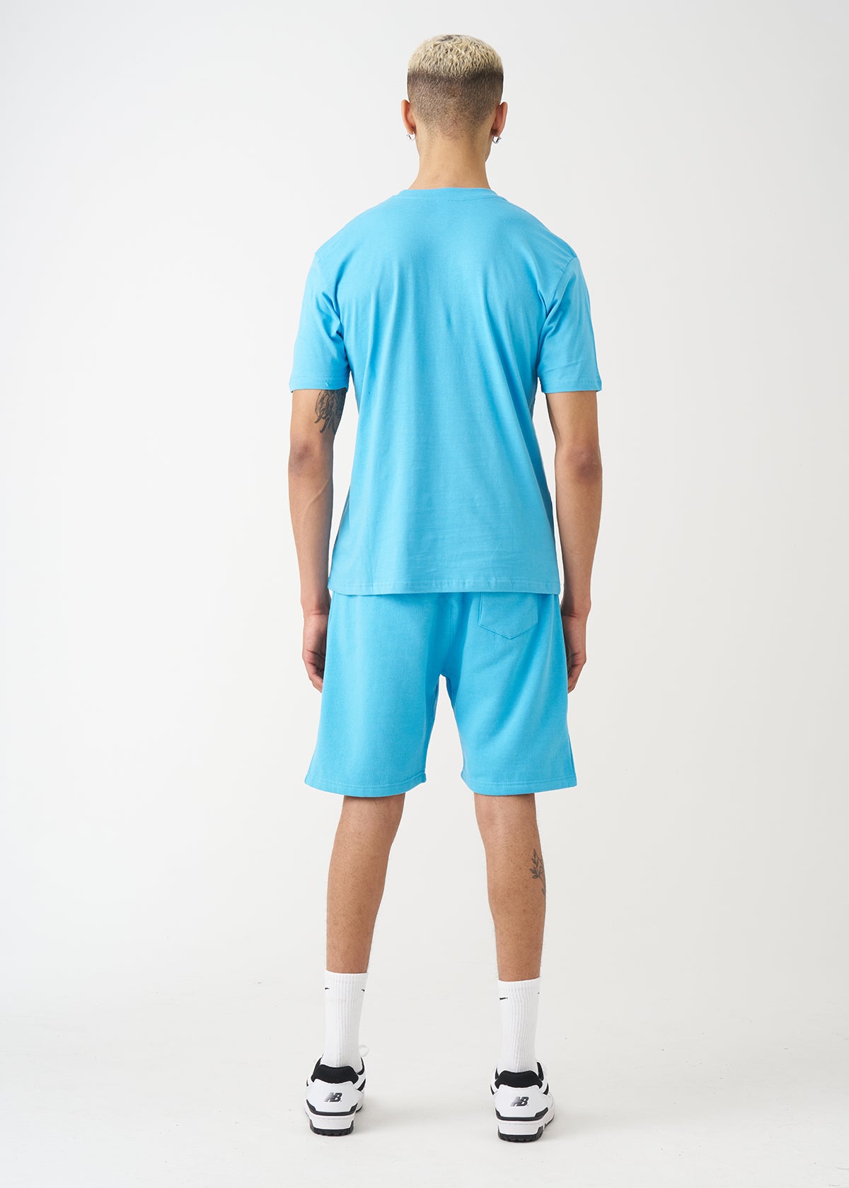 Sky Blue T-Shirt And Short Set