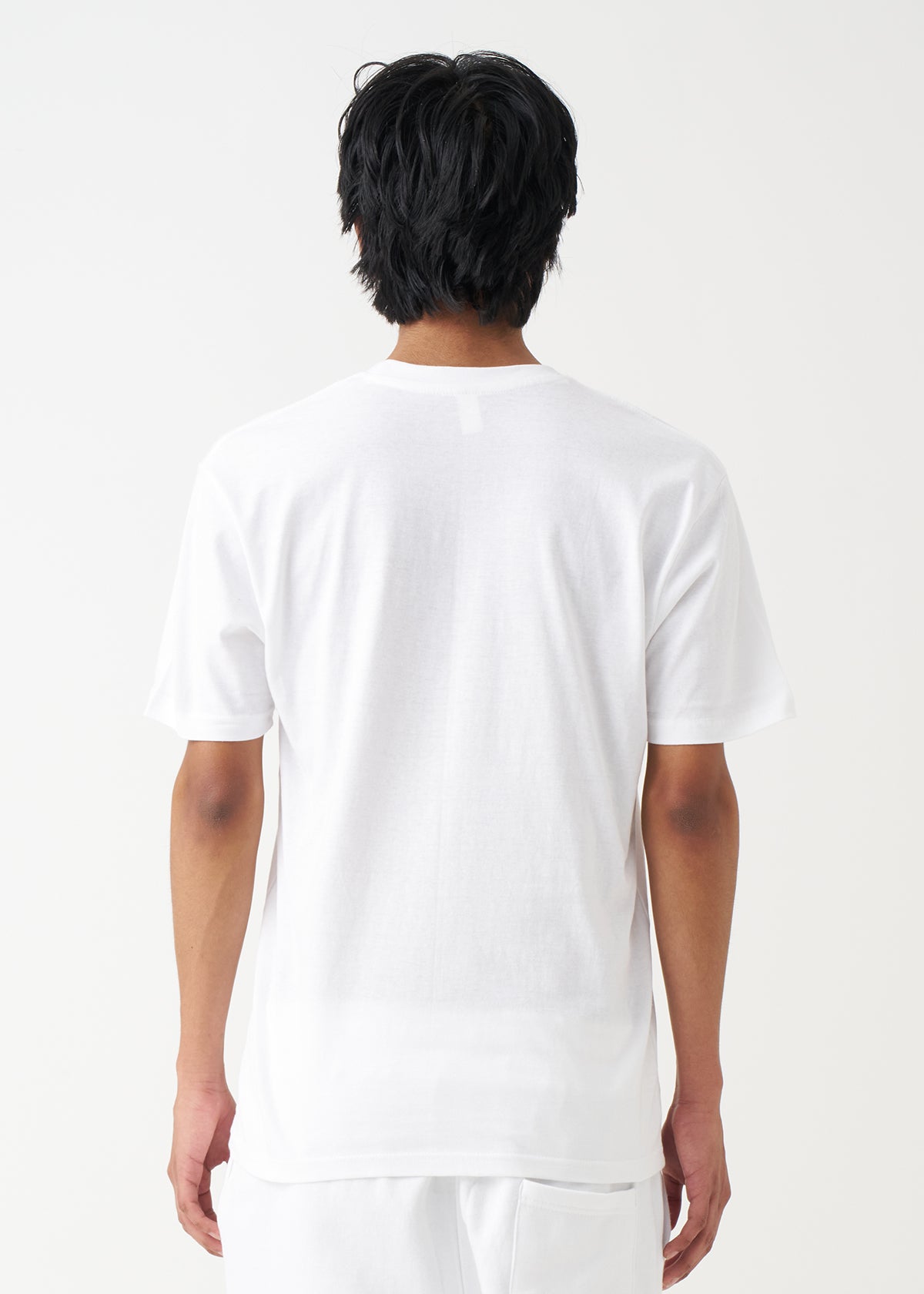 White Combed Cotton T-Shirt